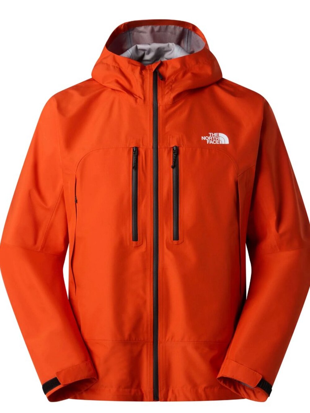 The North Face Valley View Windbreaker Men's Hooded Jacket Lava Red Medium